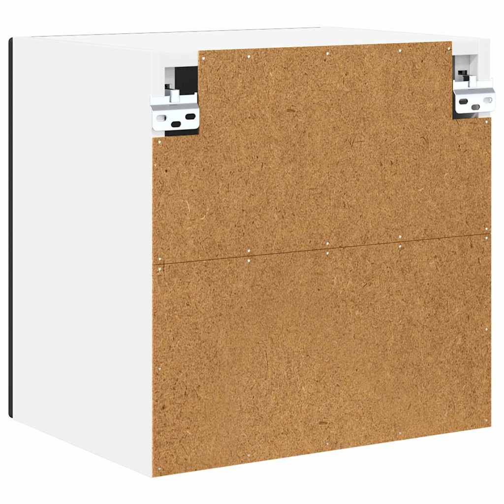 Wandschrank PORTO 2 stk. Schwarz Holzwerkstoff