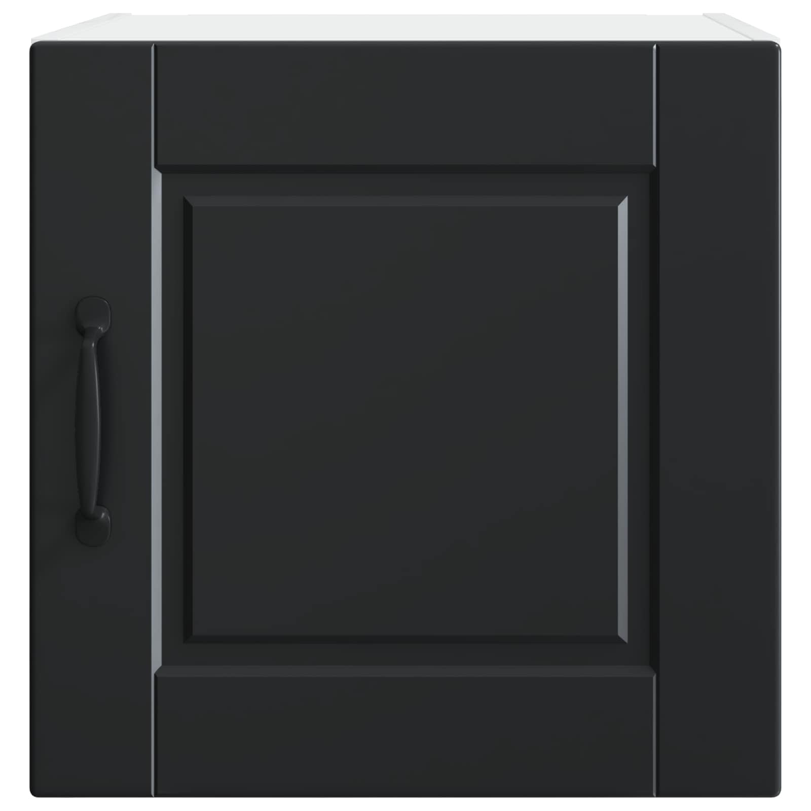 Wandschrank PORTO 2 stk. Schwarz Holzwerkstoff