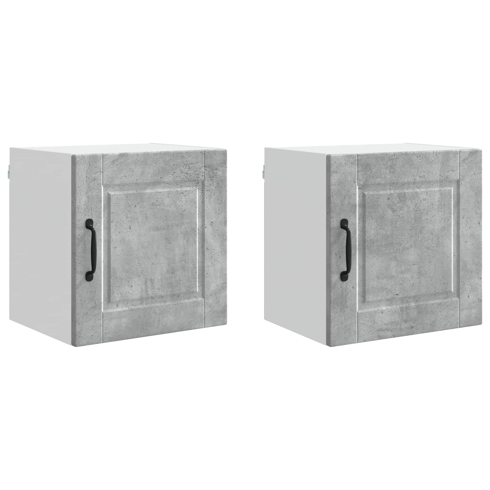 Wandschrank PORTO 2 stk. Beton Grau Holzwerkstoff