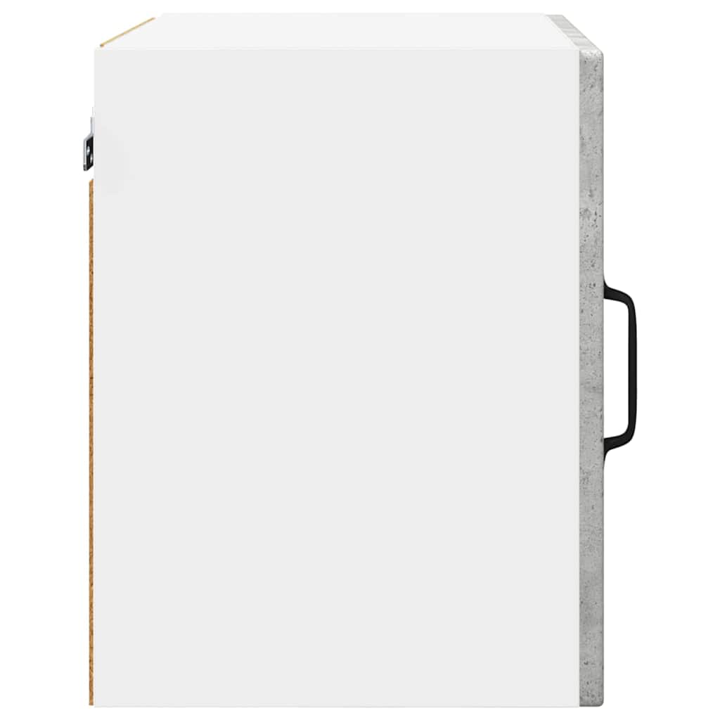 Küchenwandschrank mit Regal 2 pcs Beton Grau 40 x 31 x 40 cm