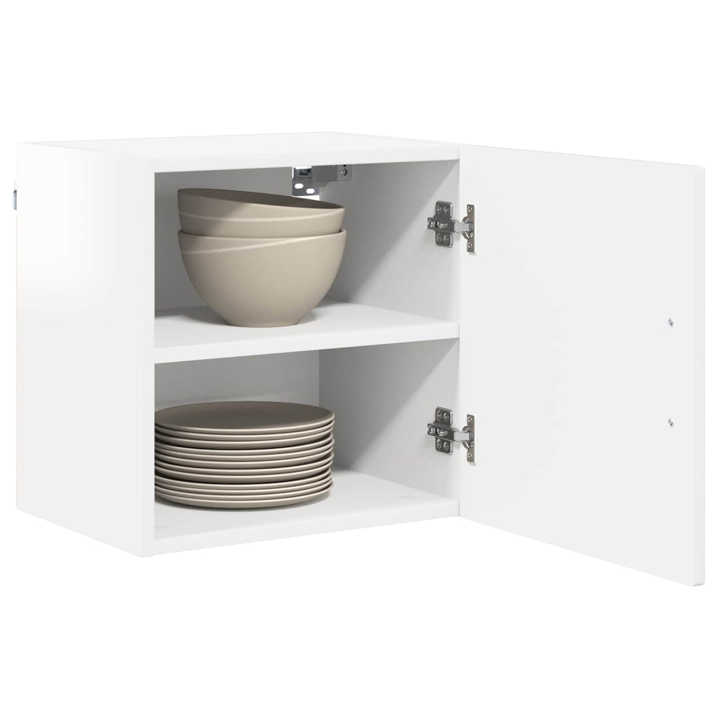 Wandschrank PORTO Hochglanz Weiß 40 x 31 x 40 cm Holzwerkstoff