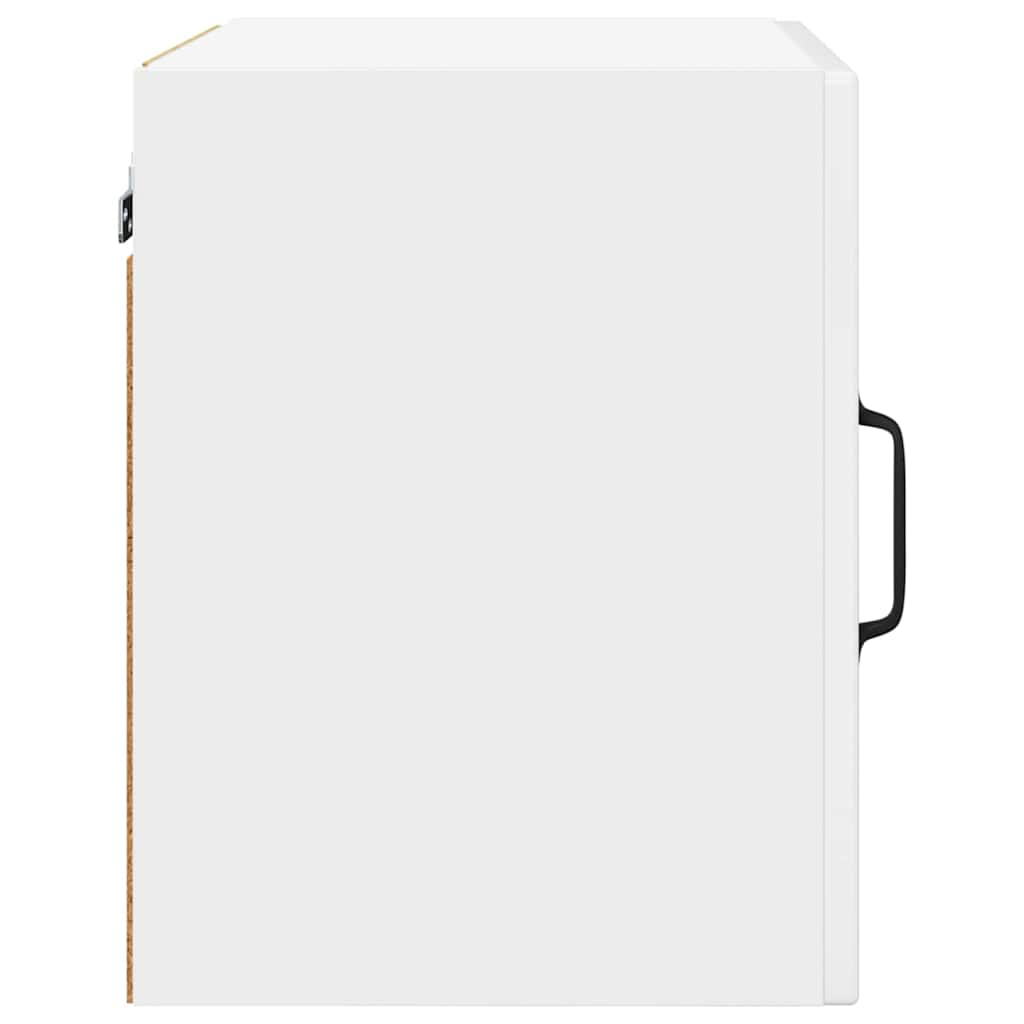 Küchenwandschrank mit Tür 2 pcs Hochglanz Weiß 40 x 31 x 40 cm