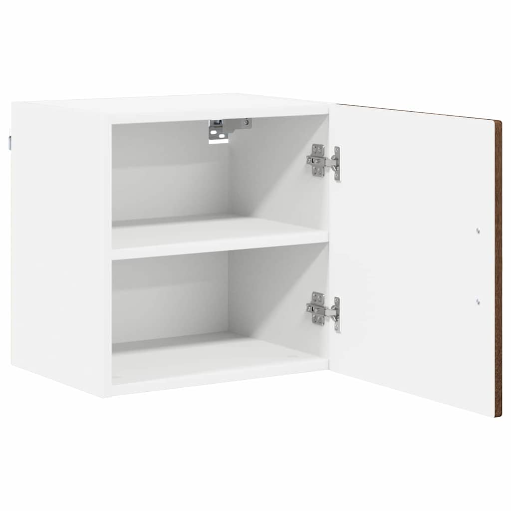 Küchenwandschrank mit Regal Braun Eichen-Optik 40 x 31 x 40 cm