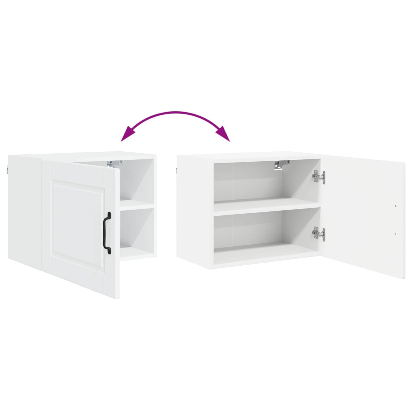 Wandschrank PORTO Weiß 50 x 31 x 40 cm Holzwerkstoff