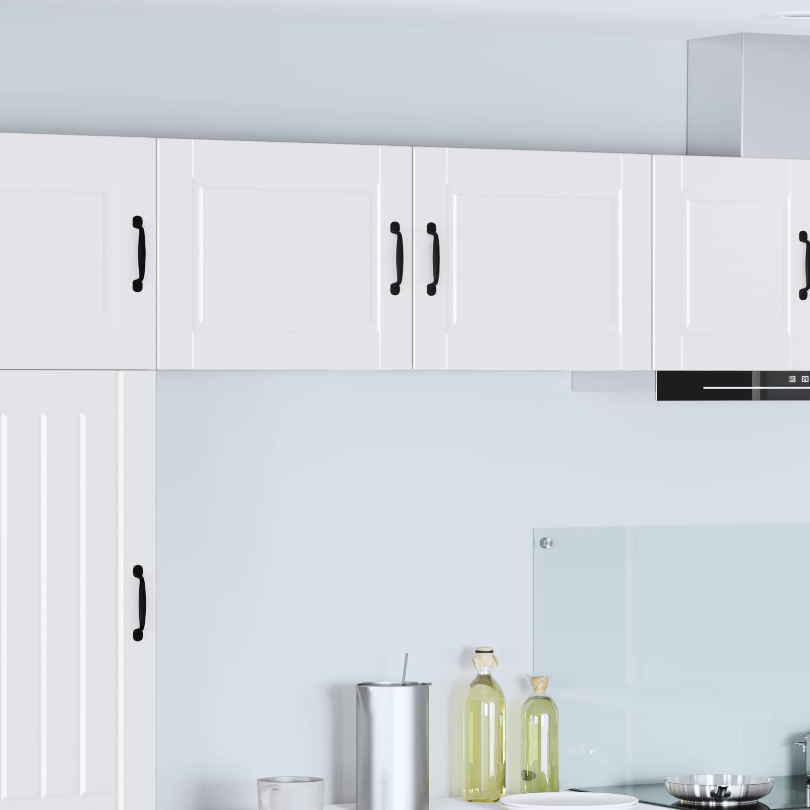 Wandschrank PORTO 2 stk. Weiß Holzwerkstoff