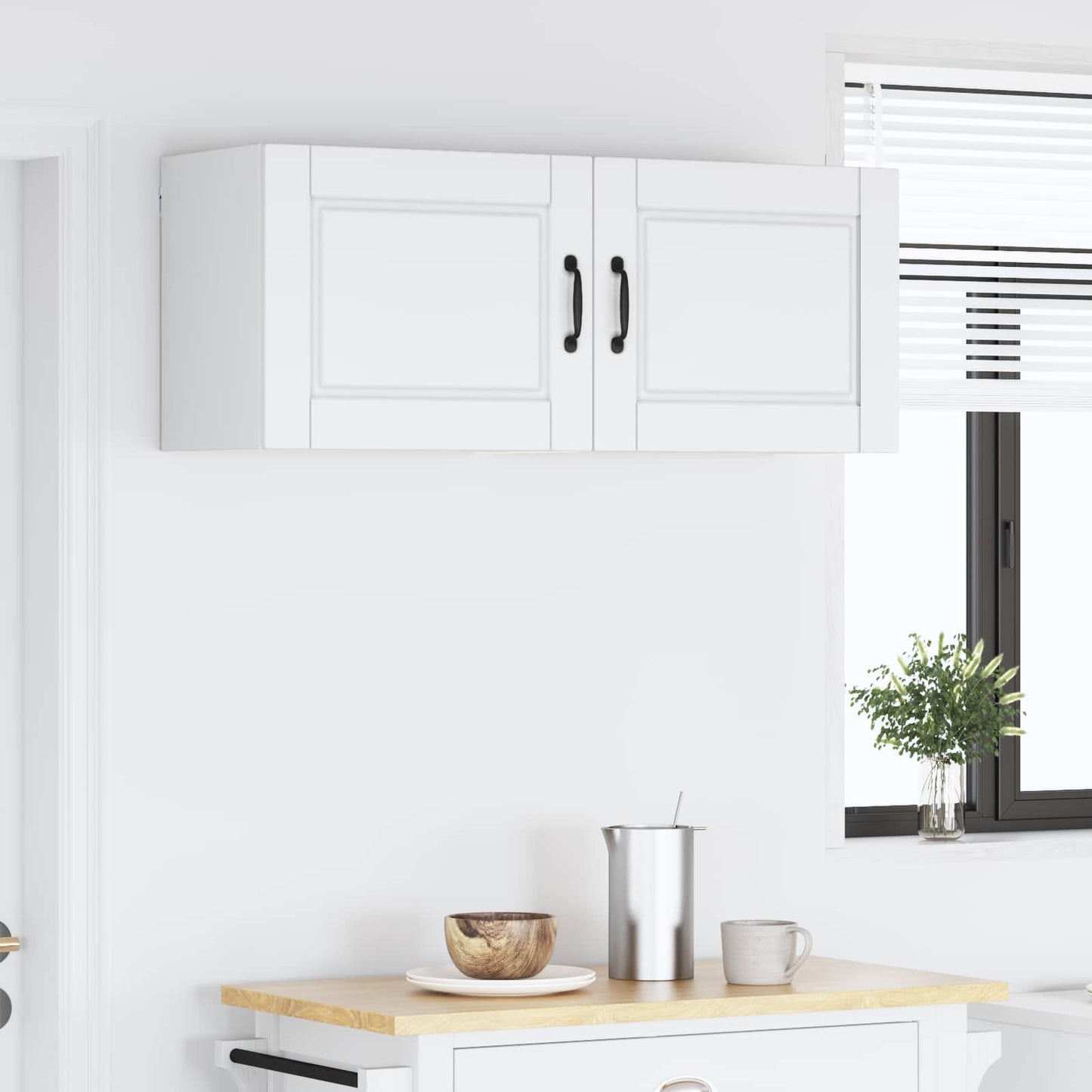Wandschrank PORTO 2 stk. Weiß Holzwerkstoff