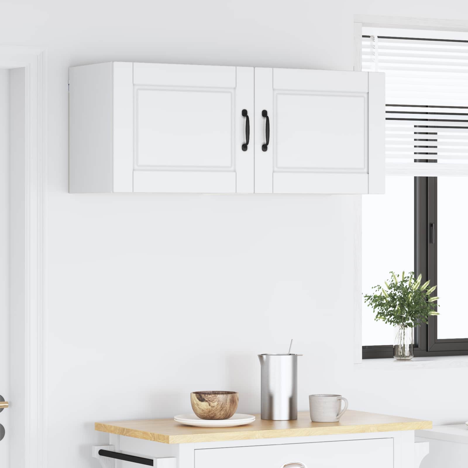 Wandschrank PORTO 2 stk. Weiß Holzwerkstoff