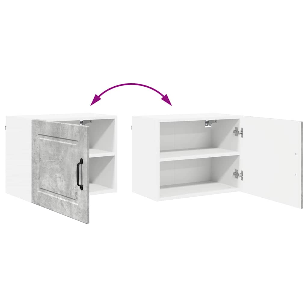 Küchenwandschrank Beton Grau 50 x 31 x 40 cm Holzwerkstoff