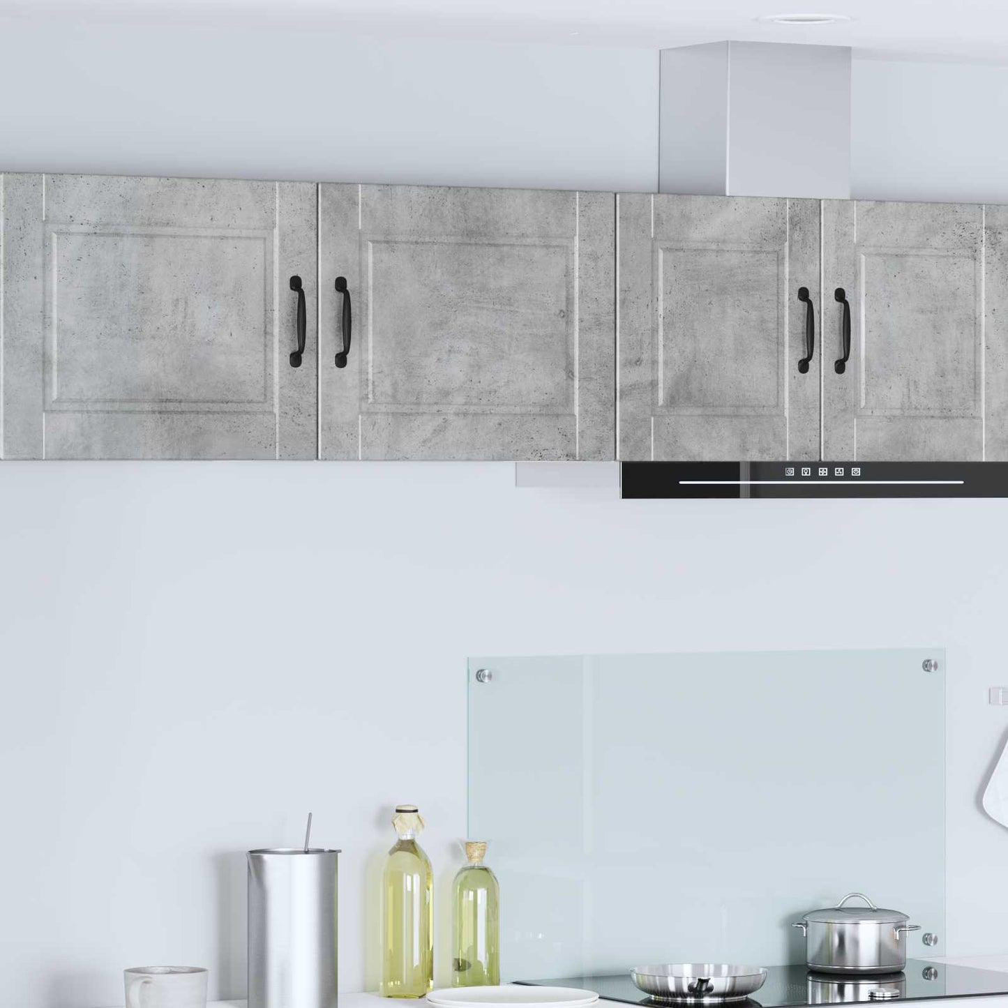 Wandschrank PORTO 2 stk. Beton Grau Holzwerkstoff