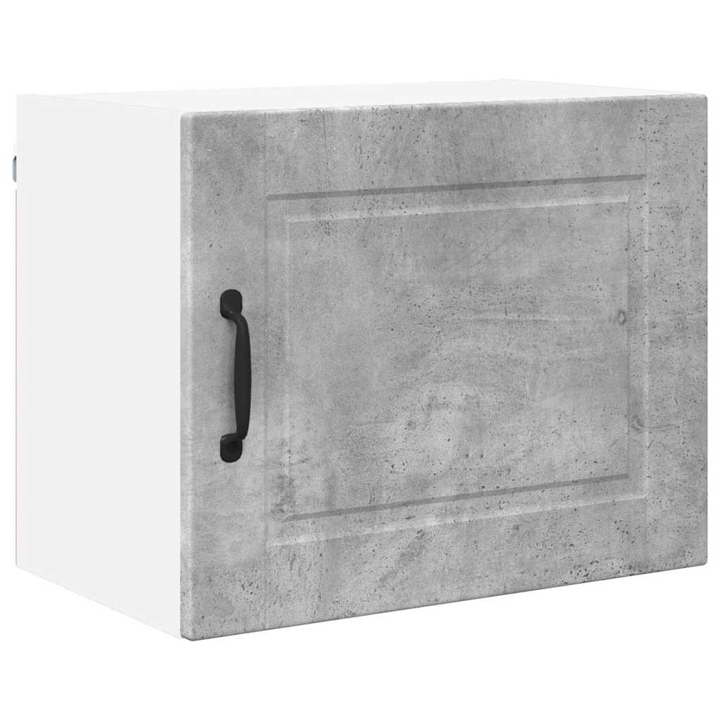 Küchenwandschrank mit Regal 2 pcs Beton Grau 50 x 31 x 40 cm