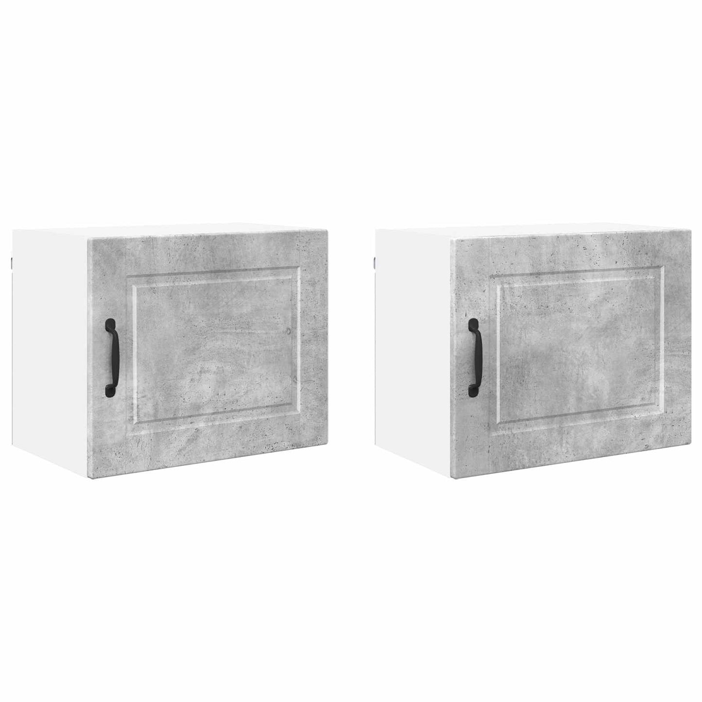 Wandschrank PORTO 2 stk. Beton Grau Holzwerkstoff