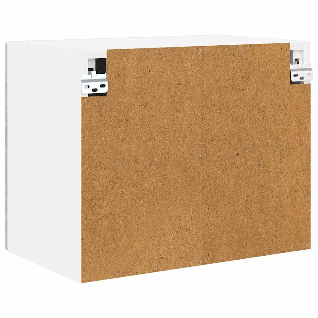 Küchenwandschrank mit Regal 2 pcs Beton Grau 50 x 31 x 40 cm