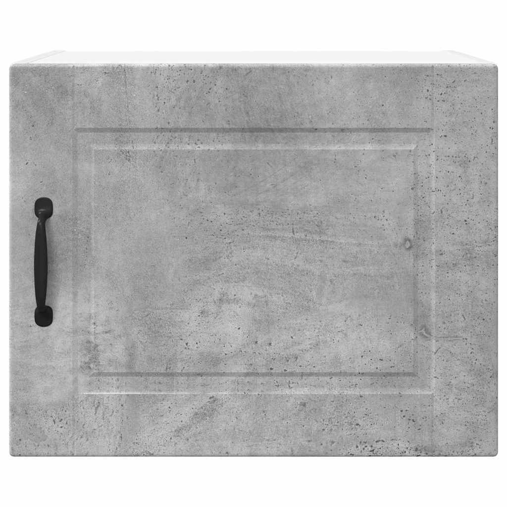 Küchenwandschrank mit Regal 2 pcs Beton Grau 50 x 31 x 40 cm