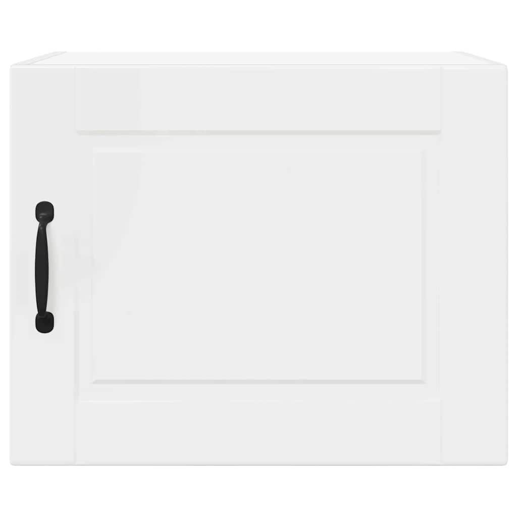 Küchenwandschrank mit Tür 2 pcs Hochglanz Weiß 50 x 31 x 40 cm