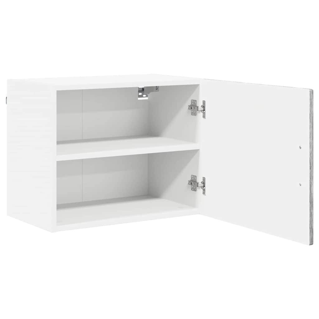 Küchenwandschrank mit Regal 2 pcs Graues Sonoma 50 x 31 x 40 cm