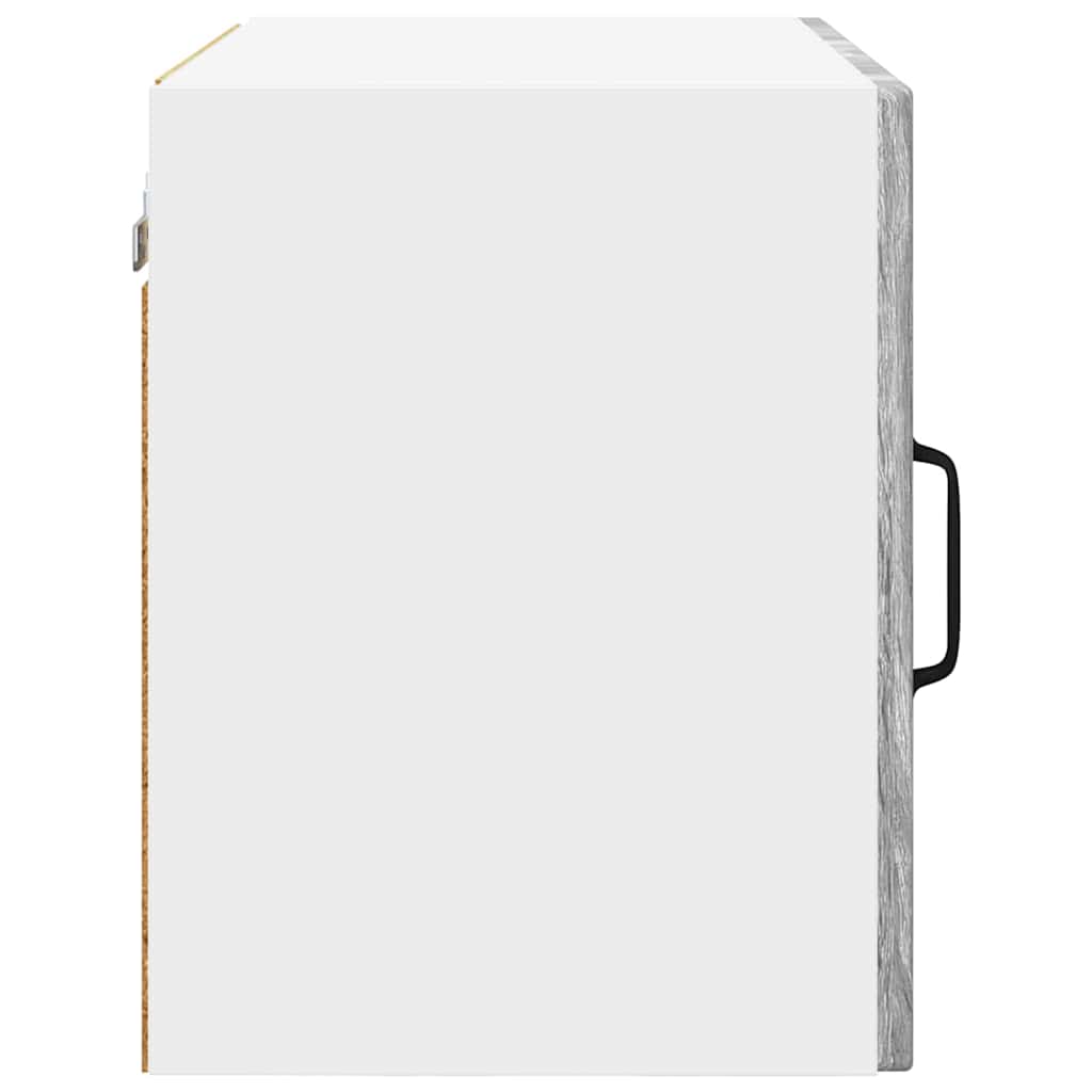 Küchenwandschrank mit Regal 2 pcs Graues Sonoma 50 x 31 x 40 cm