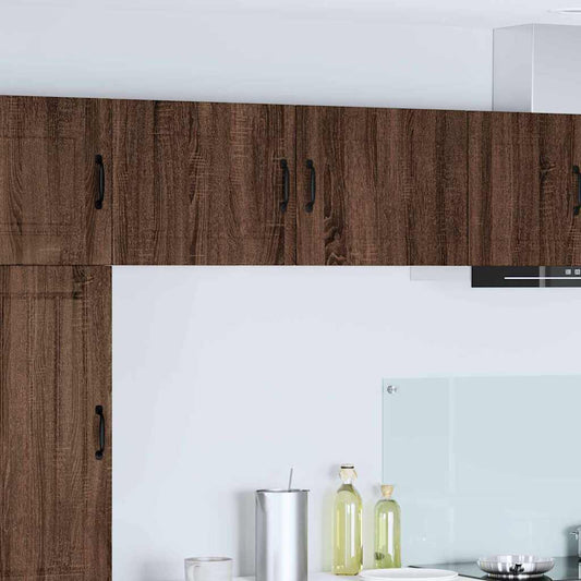 Küchenwandschrank mit Regal Braun Eichen-Optik 50 x 31 x 40 cm