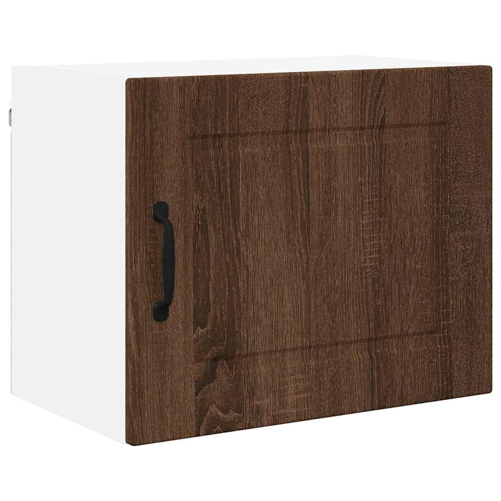 Küchenwandschrank mit Regal Braun Eichen-Optik 50 x 31 x 40 cm