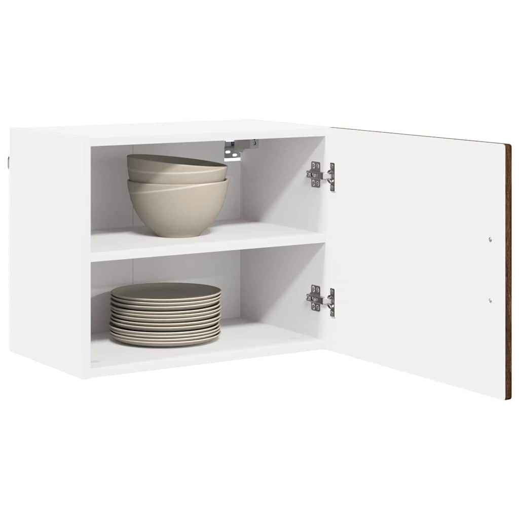Küchenwandschrank mit Regal Braun Eichen-Optik 50 x 31 x 40 cm