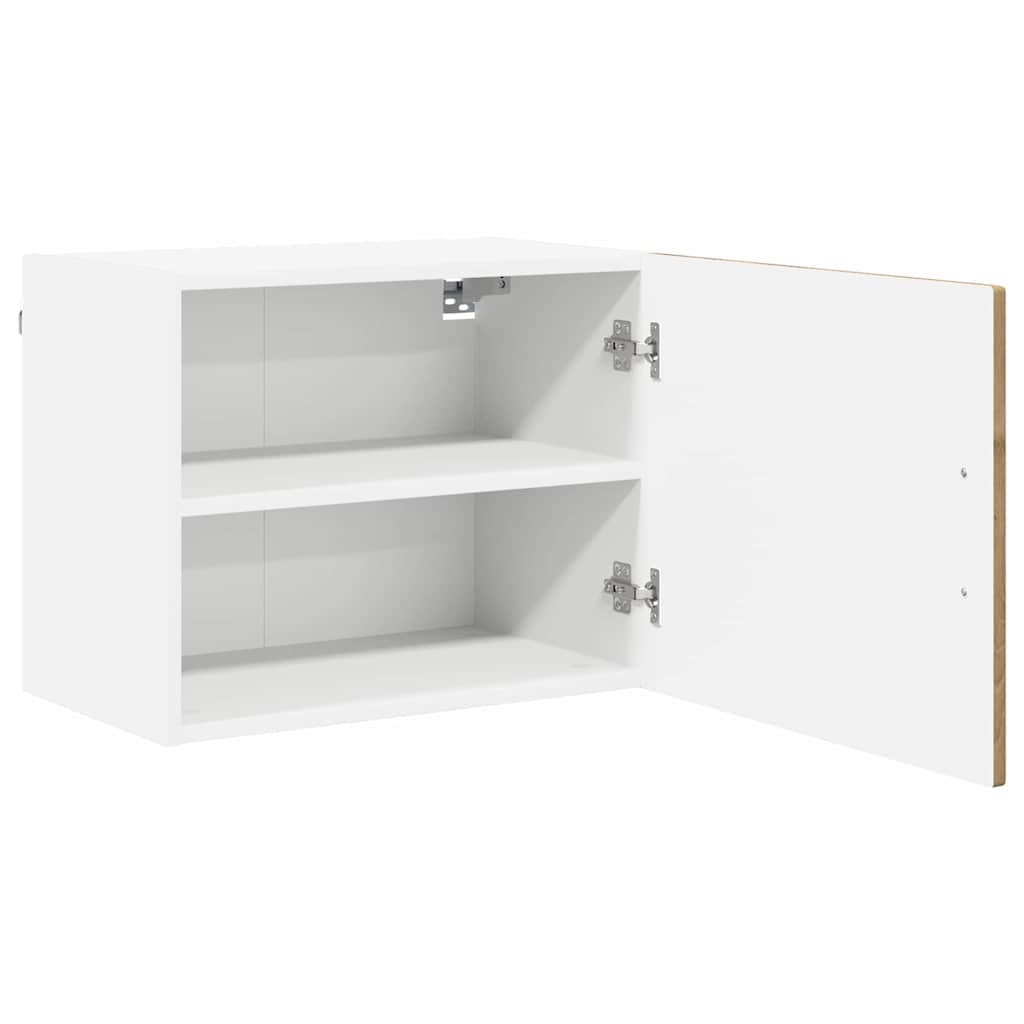 Küchenwandschrank mit Regal 2 pcs Artisan-Eiche 50 x 31 x 40 cm