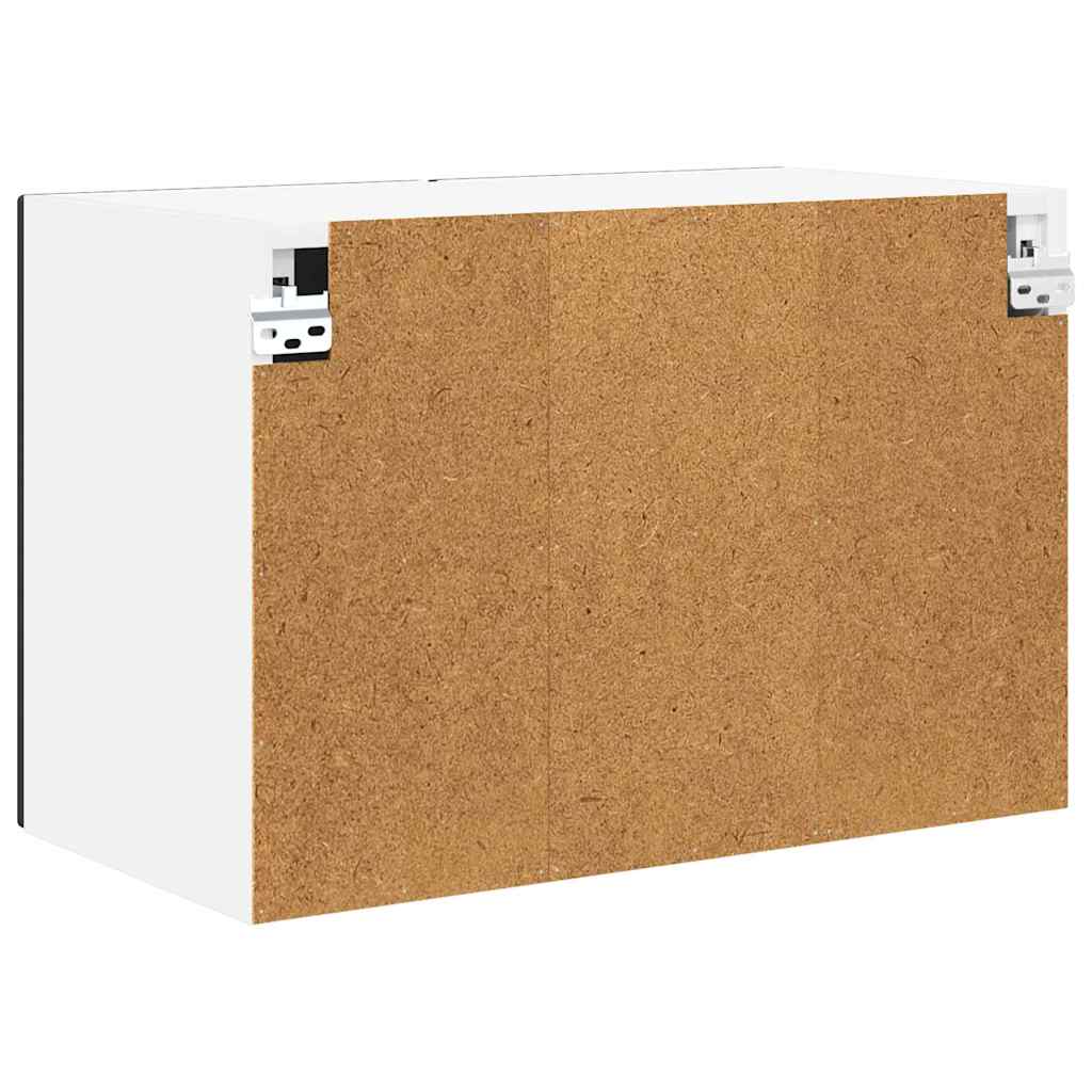 Wandschrank PORTO 2 stk. Schwarz Holzwerkstoff