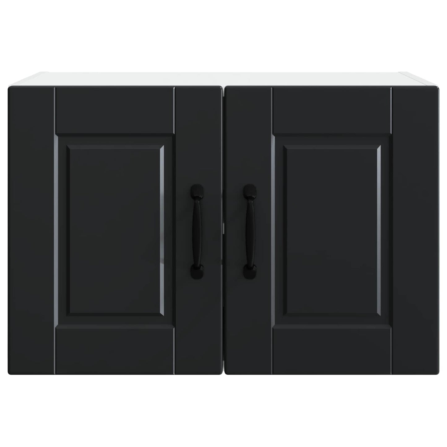 Wandschrank PORTO 2 stk. Schwarz Holzwerkstoff