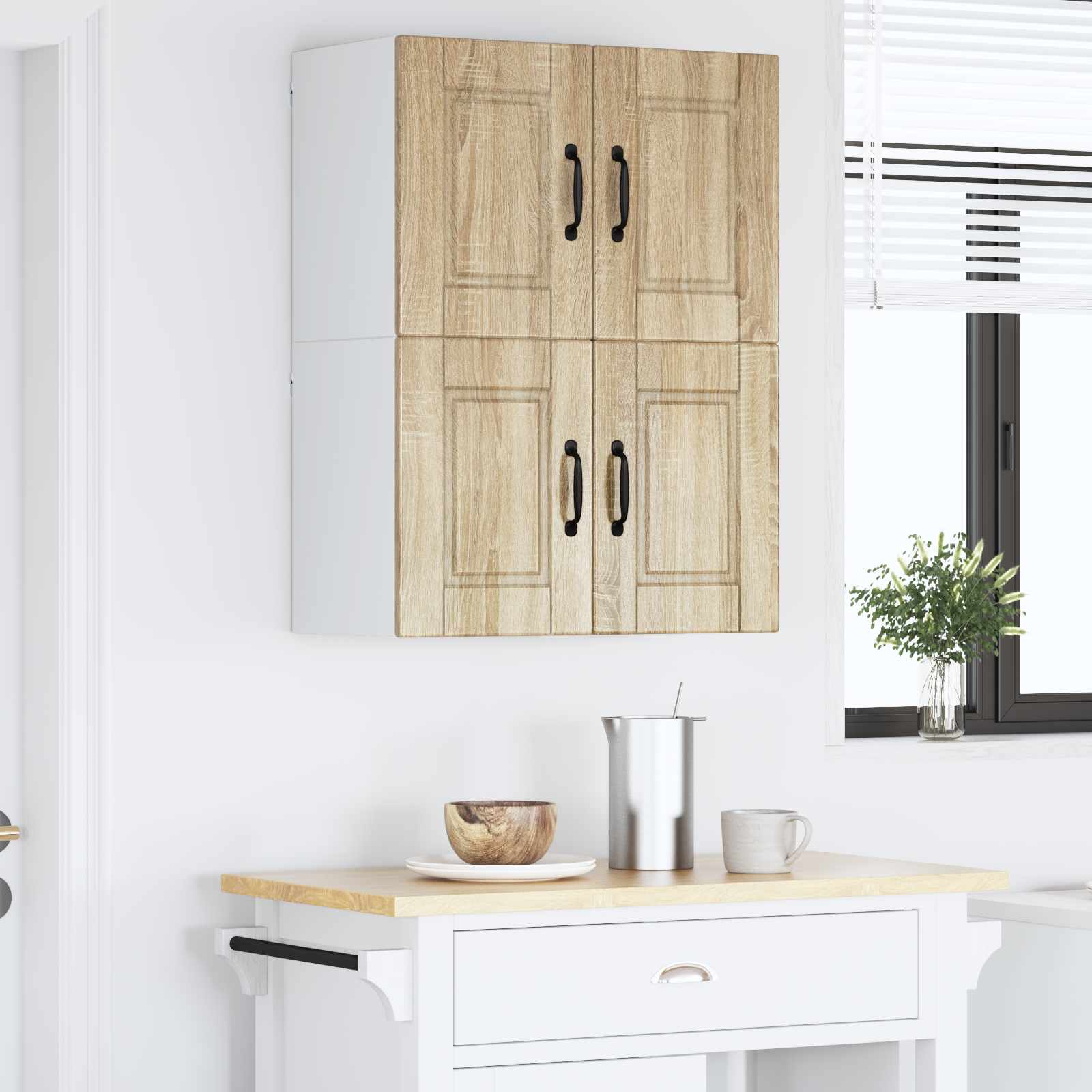 Wandschrank PORTO 2 stk. Sonoma-Eiche Holzwerkstoff