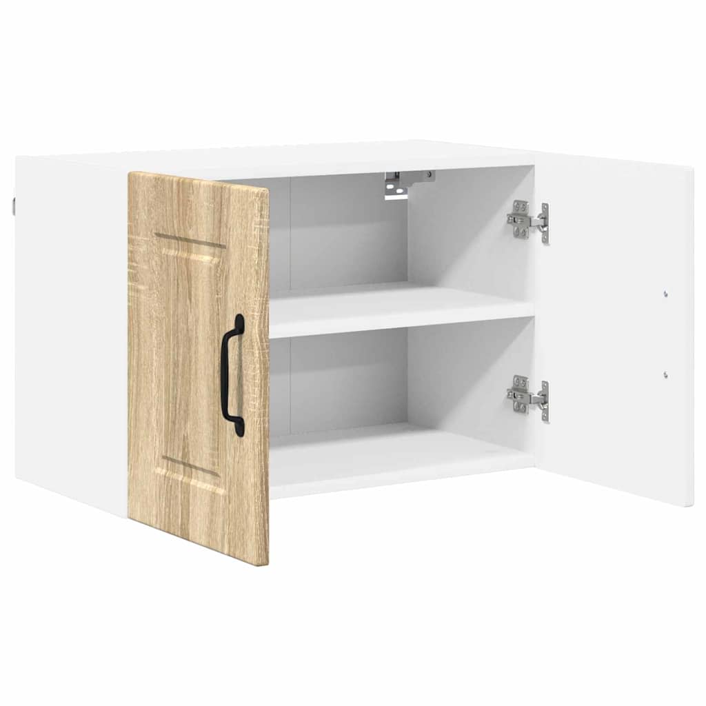 Küchenwandschrank mit Regal 2 pcs Sonoma-Eiche 60 x 31 x 40 cm