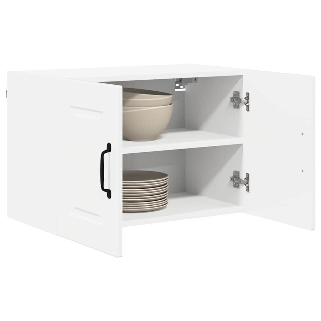 Küchenwandschrank mit Tür 2 pcs Hochglanz Weiß 60 x 31 x 40 cm