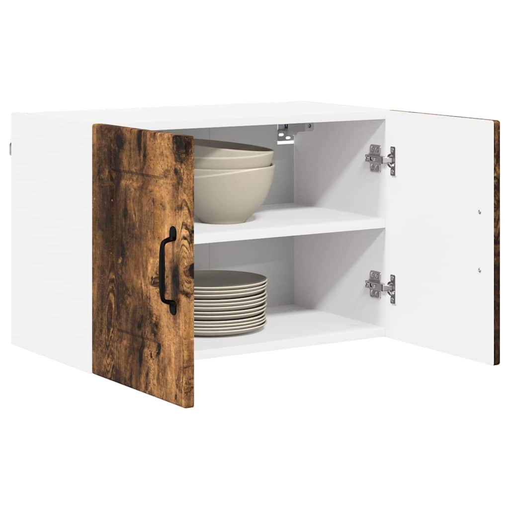 Küchenwandschrank mit Regal Geräucherte Eiche 60 x 31 x 40 cm