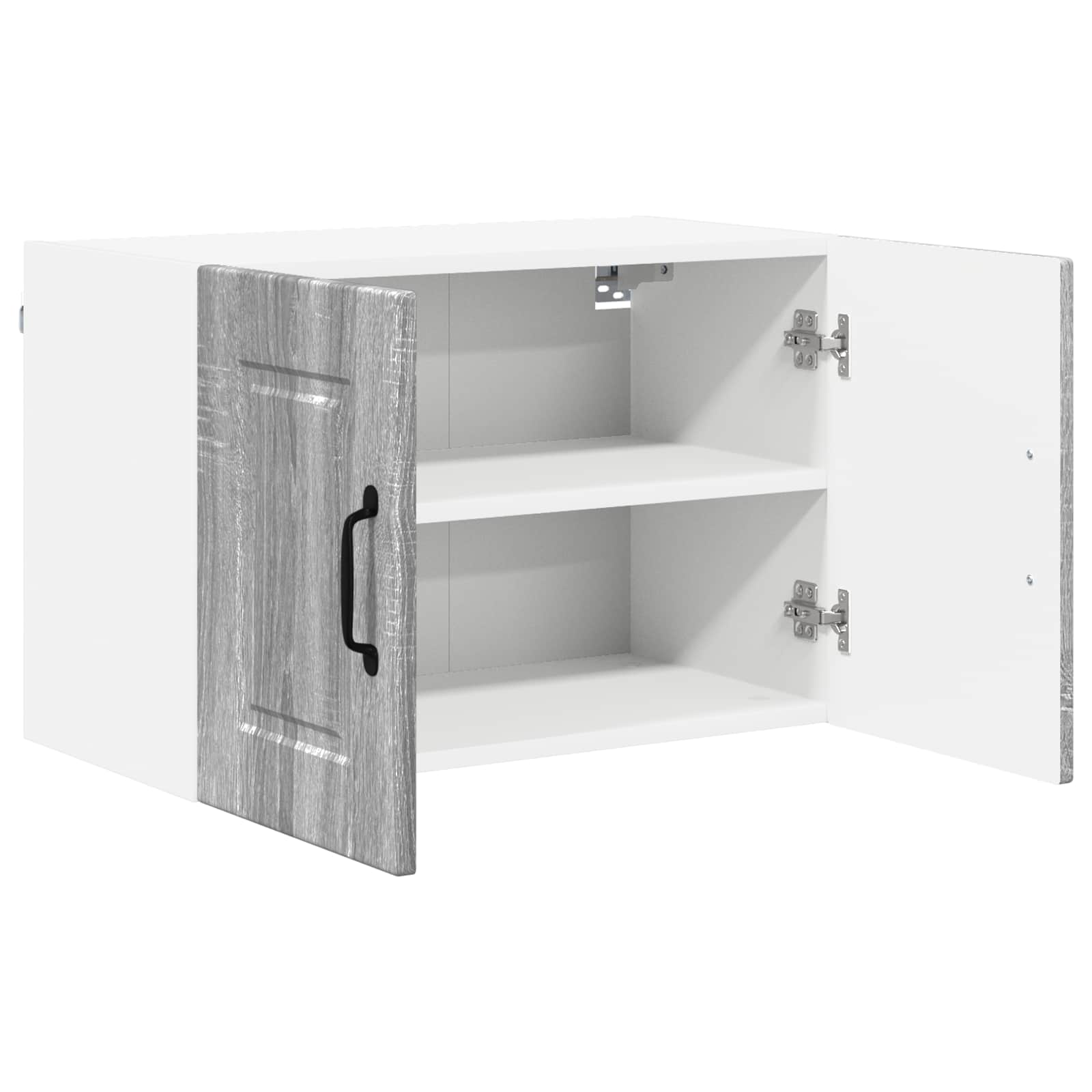 Wandschrank PORTO 2 stk. Graues Sonoma Holzwerkstoff
