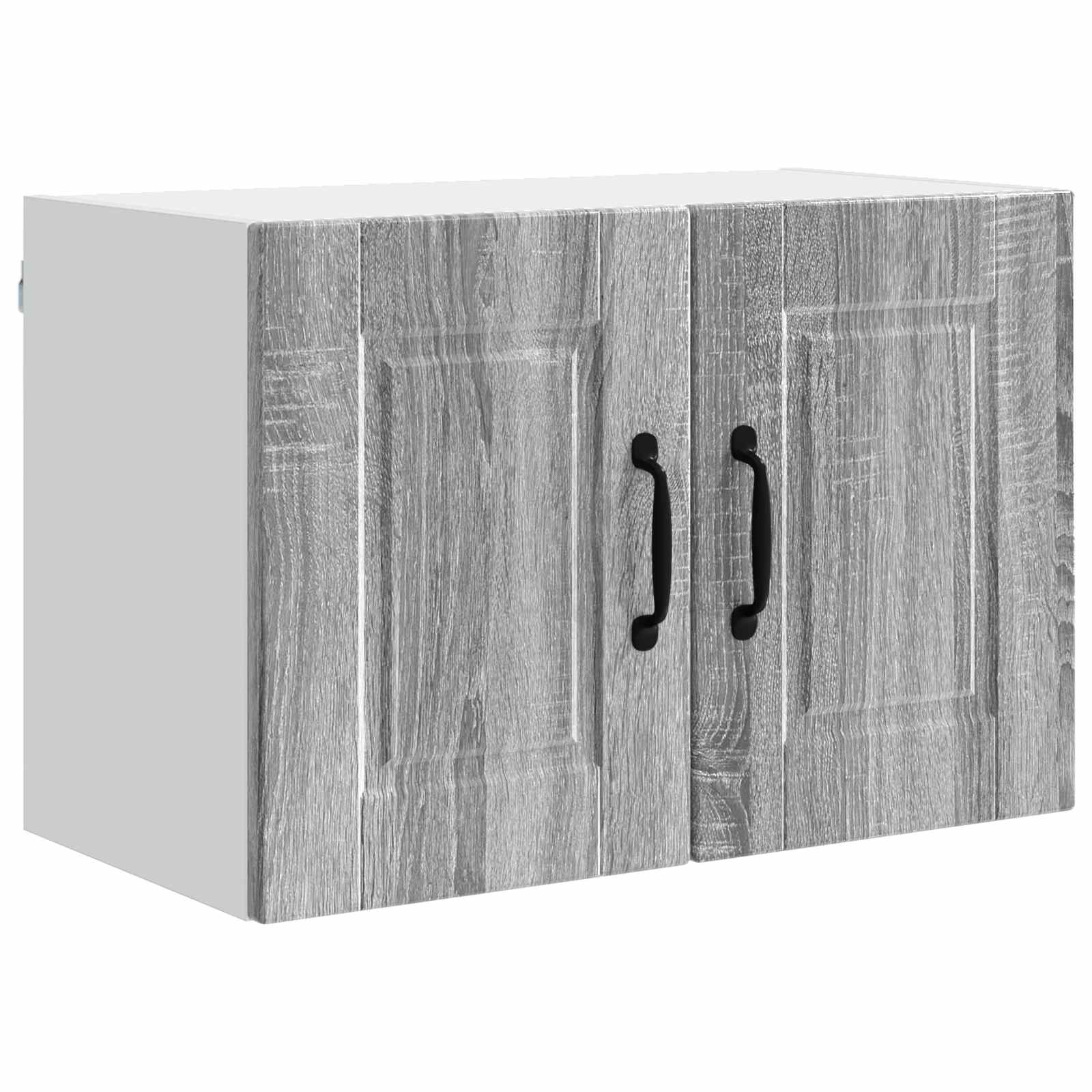 Wandschrank PORTO 2 stk. Graues Sonoma Holzwerkstoff