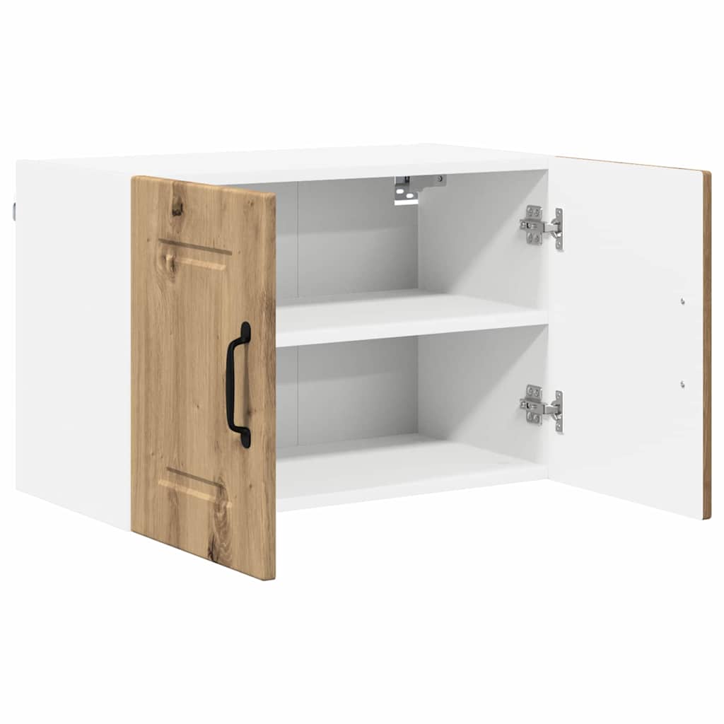 Küchenwandschrank mit Regal 2 pcs Artisan-Eiche 60 x 31 x 40 cm