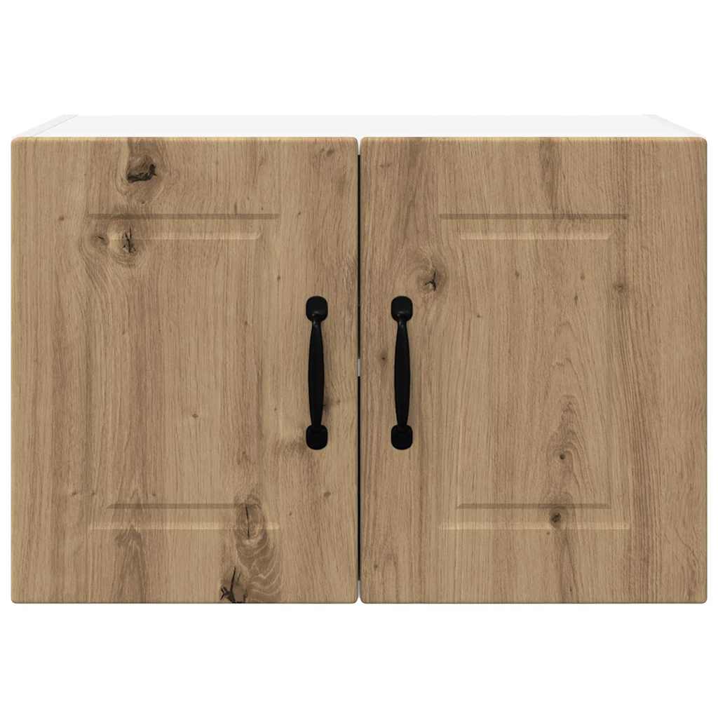 Küchenwandschrank mit Regal 2 pcs Artisan-Eiche 60 x 31 x 40 cm