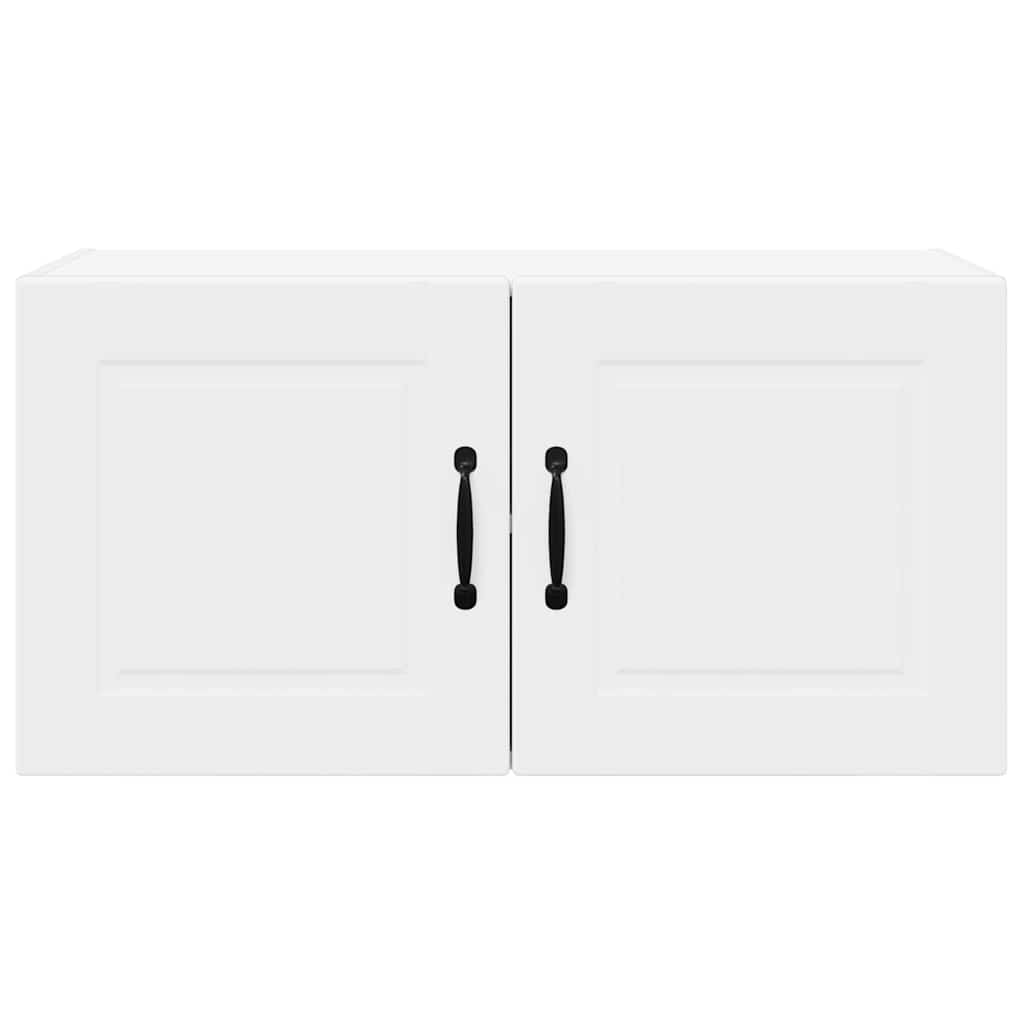 Küchenwandschrank mit Regal Weiß 80 x 31 x 40 cm Holzwerkstoff