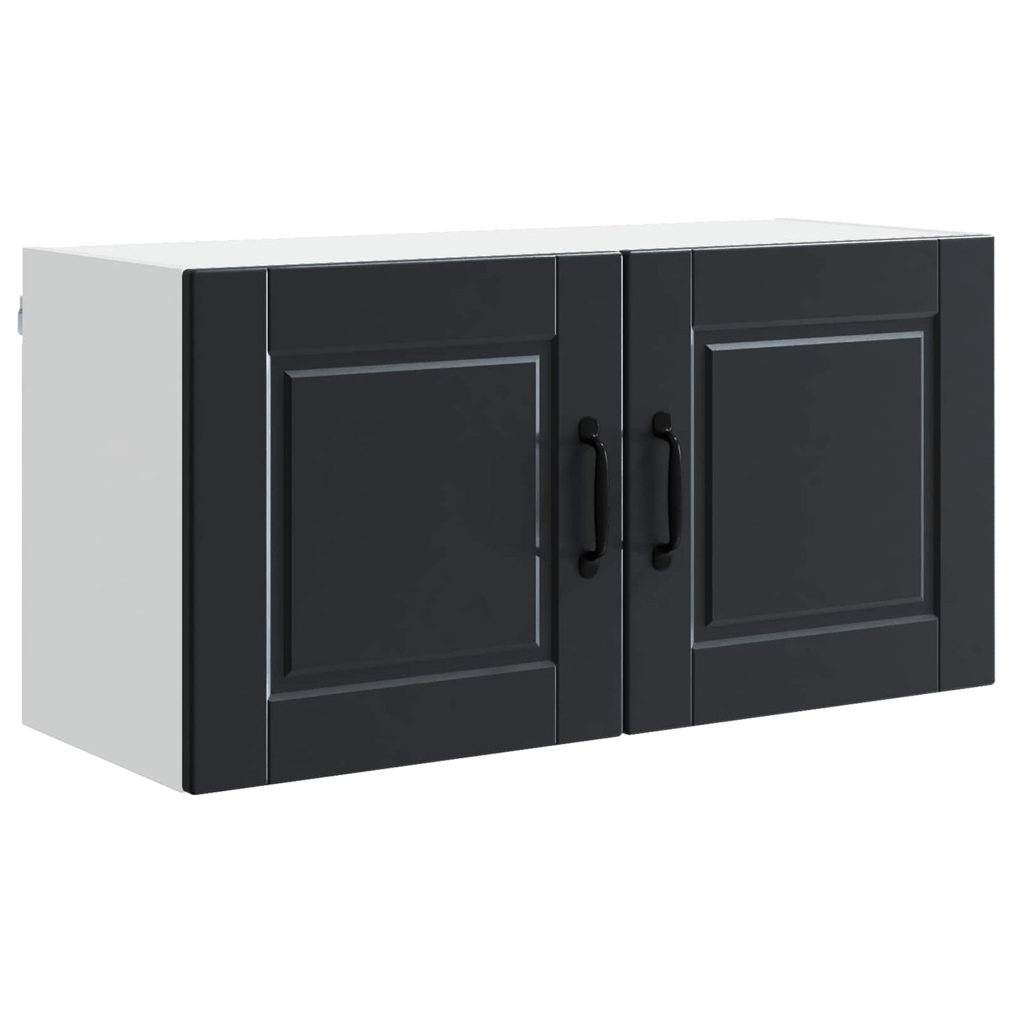 Wandschrank PORTO Schwarz 80 x 31 x 40 cm Holzwerkstoff