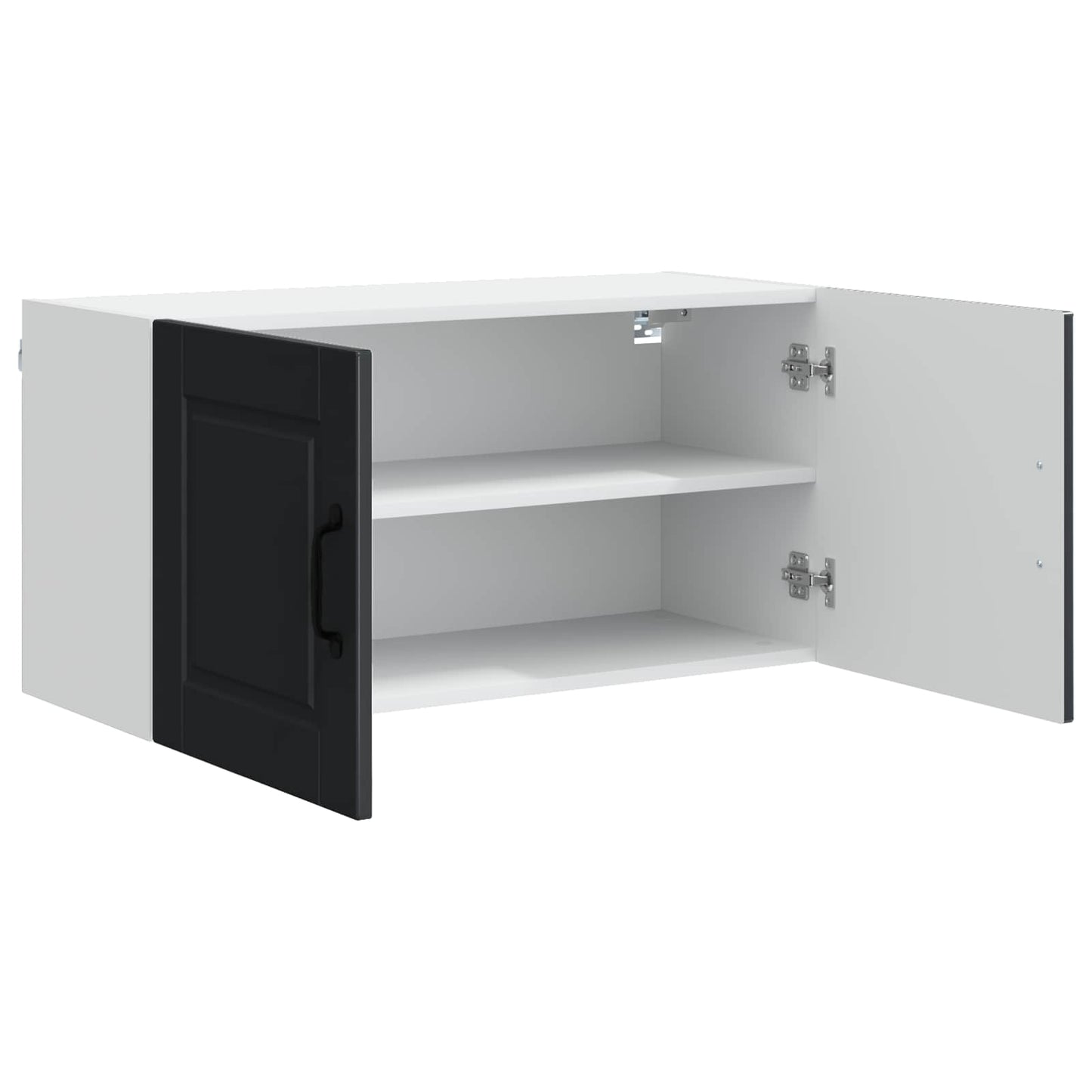 Wandschrank PORTO Schwarz 80 x 31 x 40 cm Holzwerkstoff