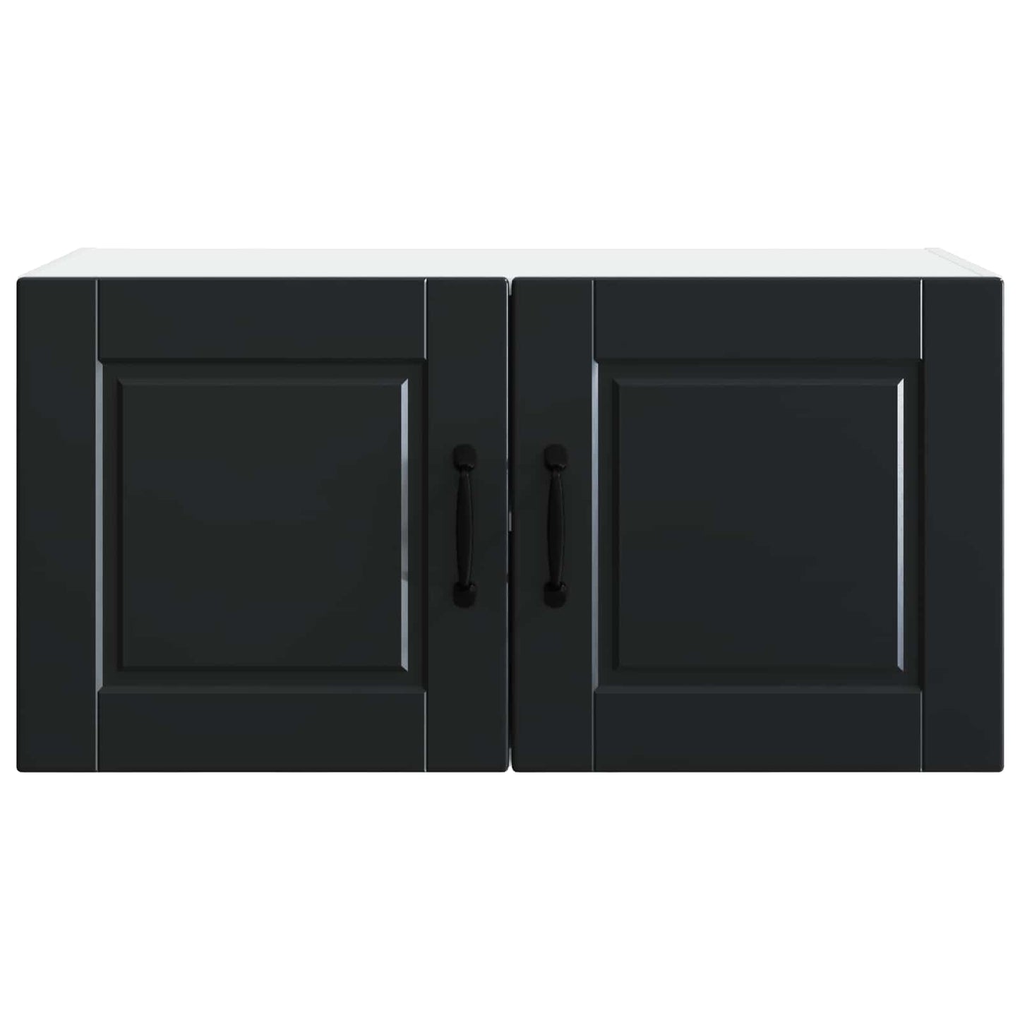 Wandschrank PORTO Schwarz 80 x 31 x 40 cm Holzwerkstoff
