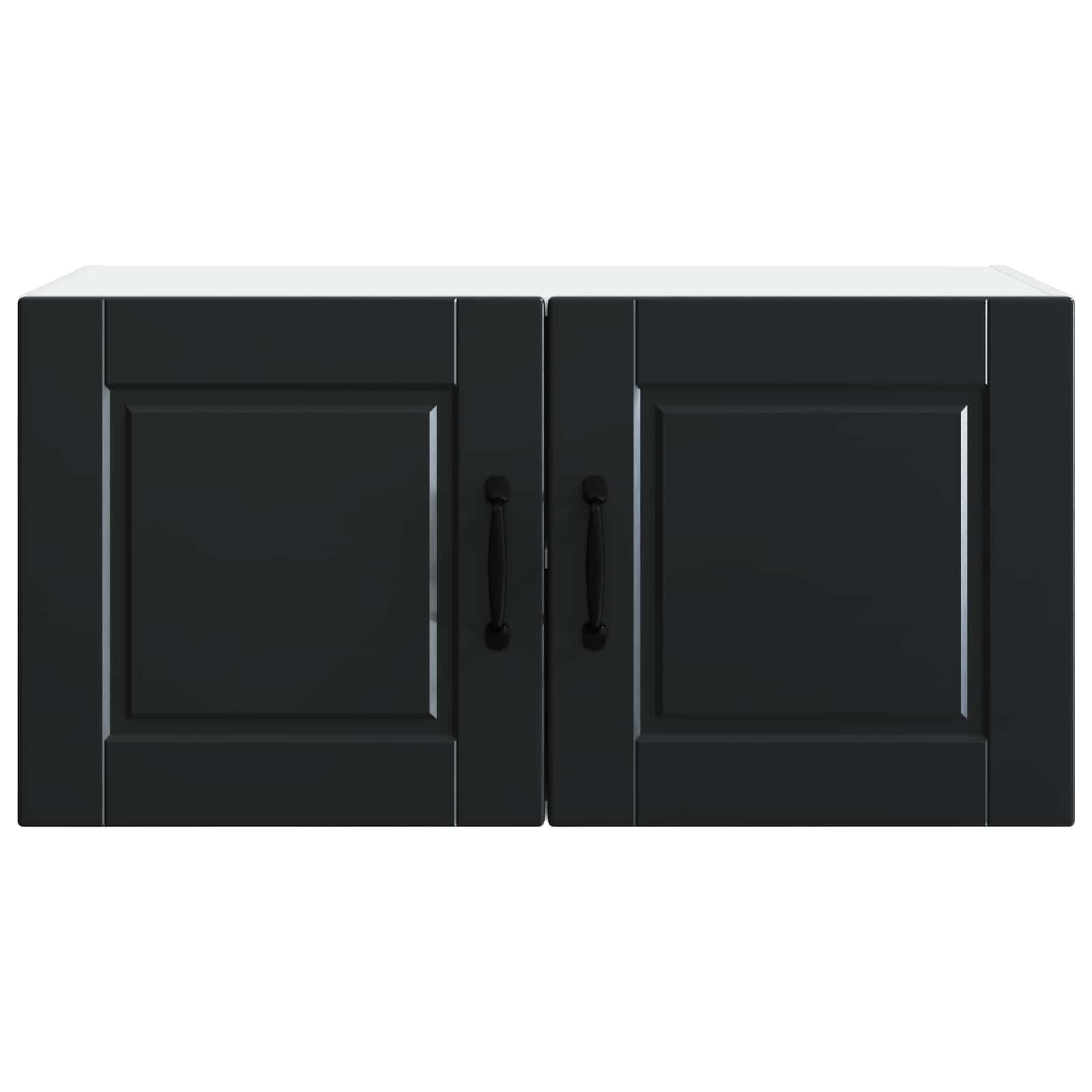 Wandschrank PORTO Schwarz 80 x 31 x 40 cm Holzwerkstoff