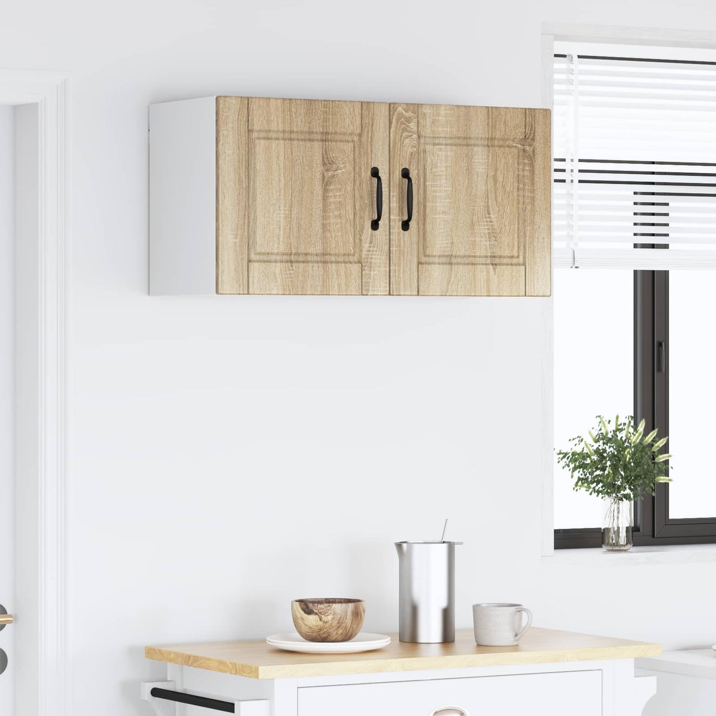 Wandschrank PORTO Sonoma-Eiche 80 x 31 x 40 cm Holzwerkstoff