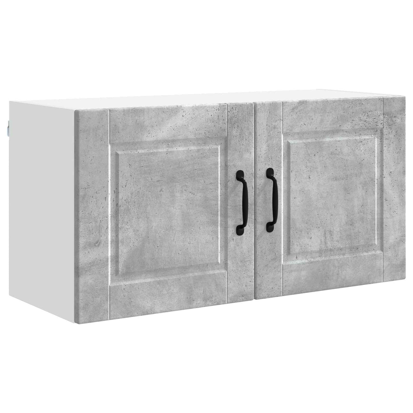 Wandschrank PORTO Beton Grau 80 x 31 x 40 cm Holzwerkstoff