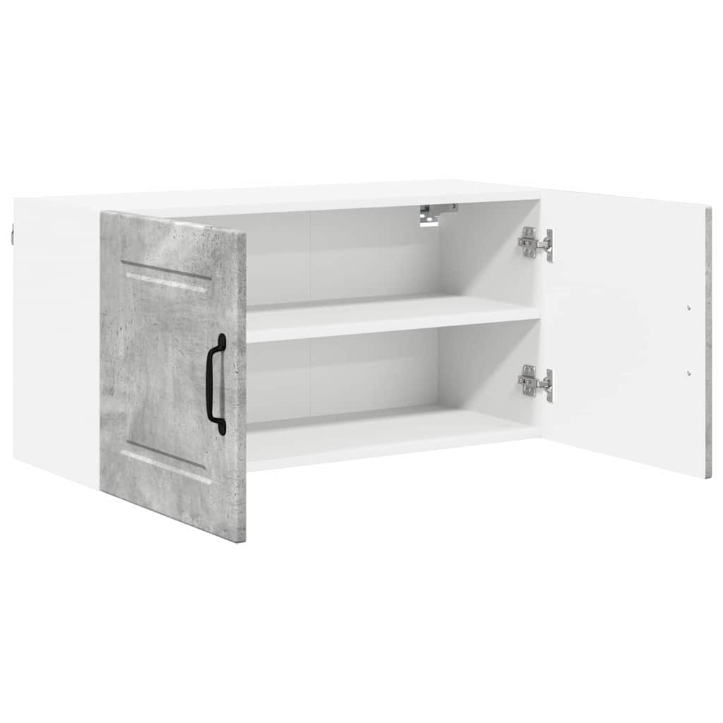 Küchenwandschrank Beton Grau 80 x 31 x 40 cm Holzwerkstoff