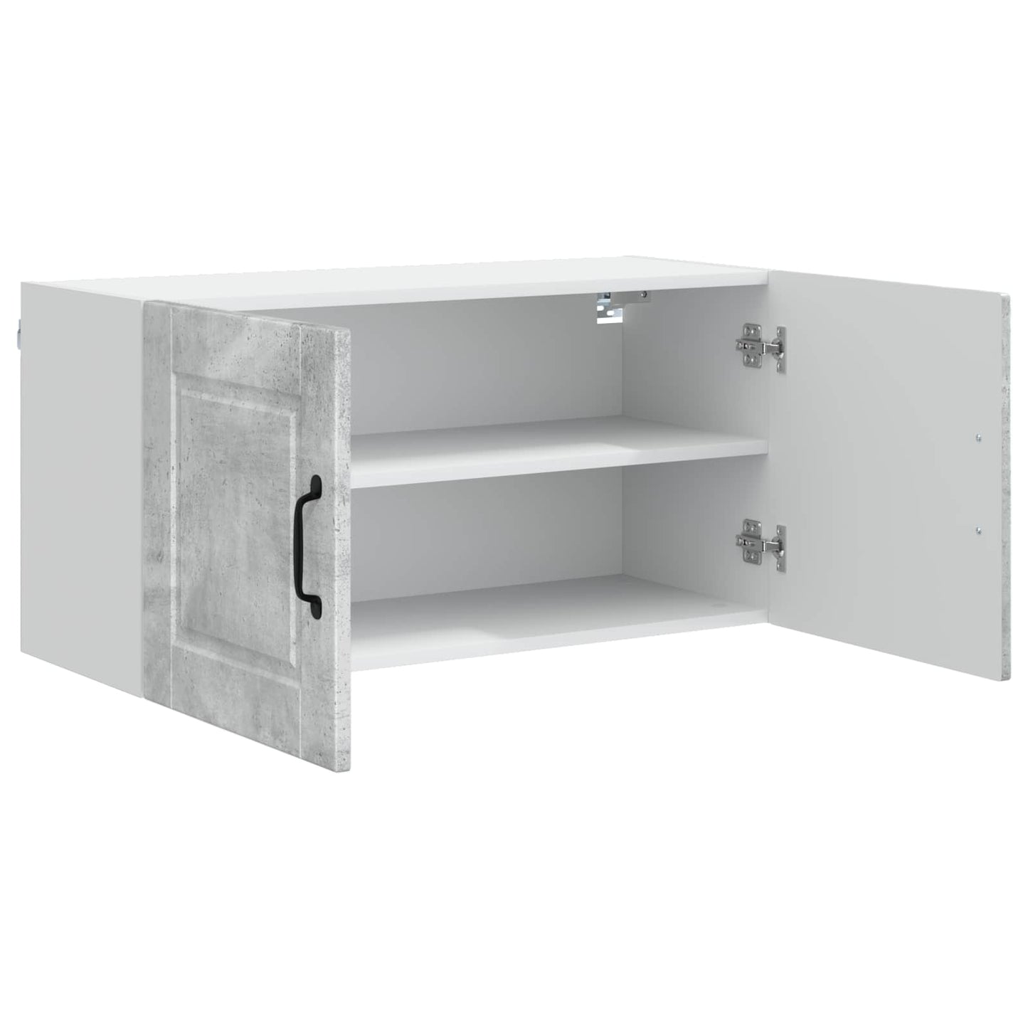 Wandschrank PORTO Beton Grau 80 x 31 x 40 cm Holzwerkstoff