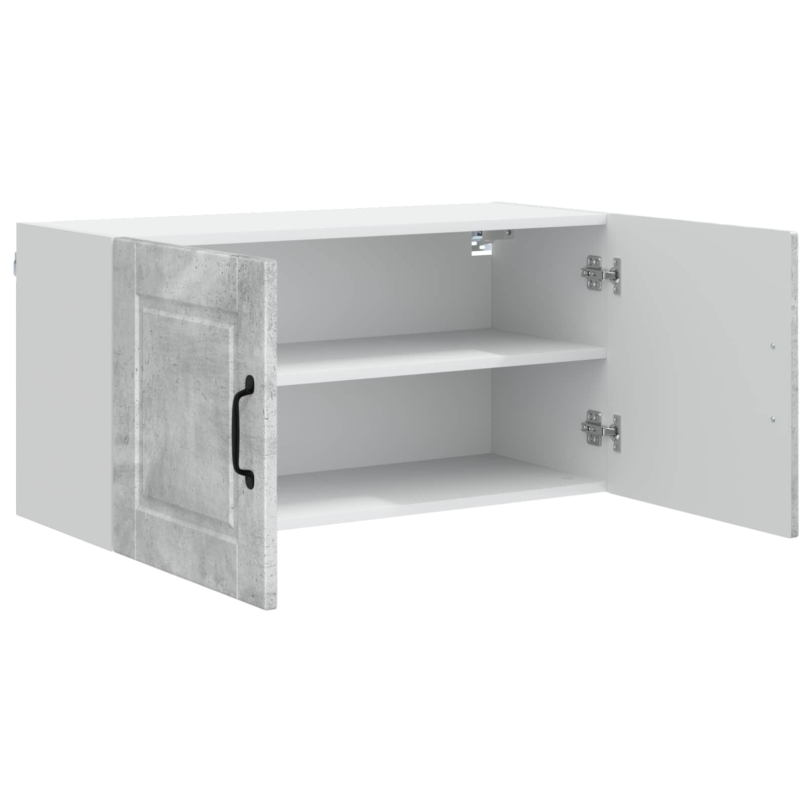 Wandschrank PORTO Beton Grau 80 x 31 x 40 cm Holzwerkstoff