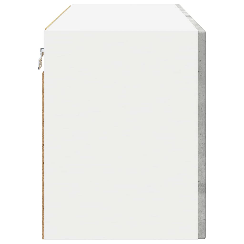 Küchenwandschrank Beton Grau 80 x 31 x 40 cm Holzwerkstoff