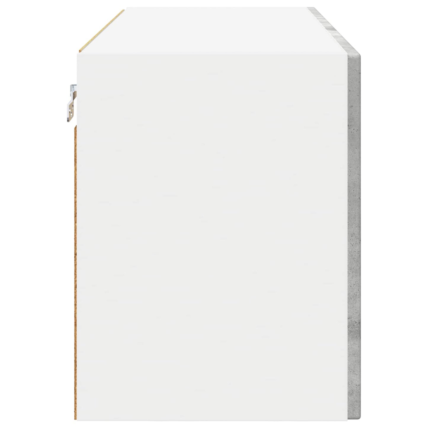 Wandschrank PORTO Beton Grau 80 x 31 x 40 cm Holzwerkstoff
