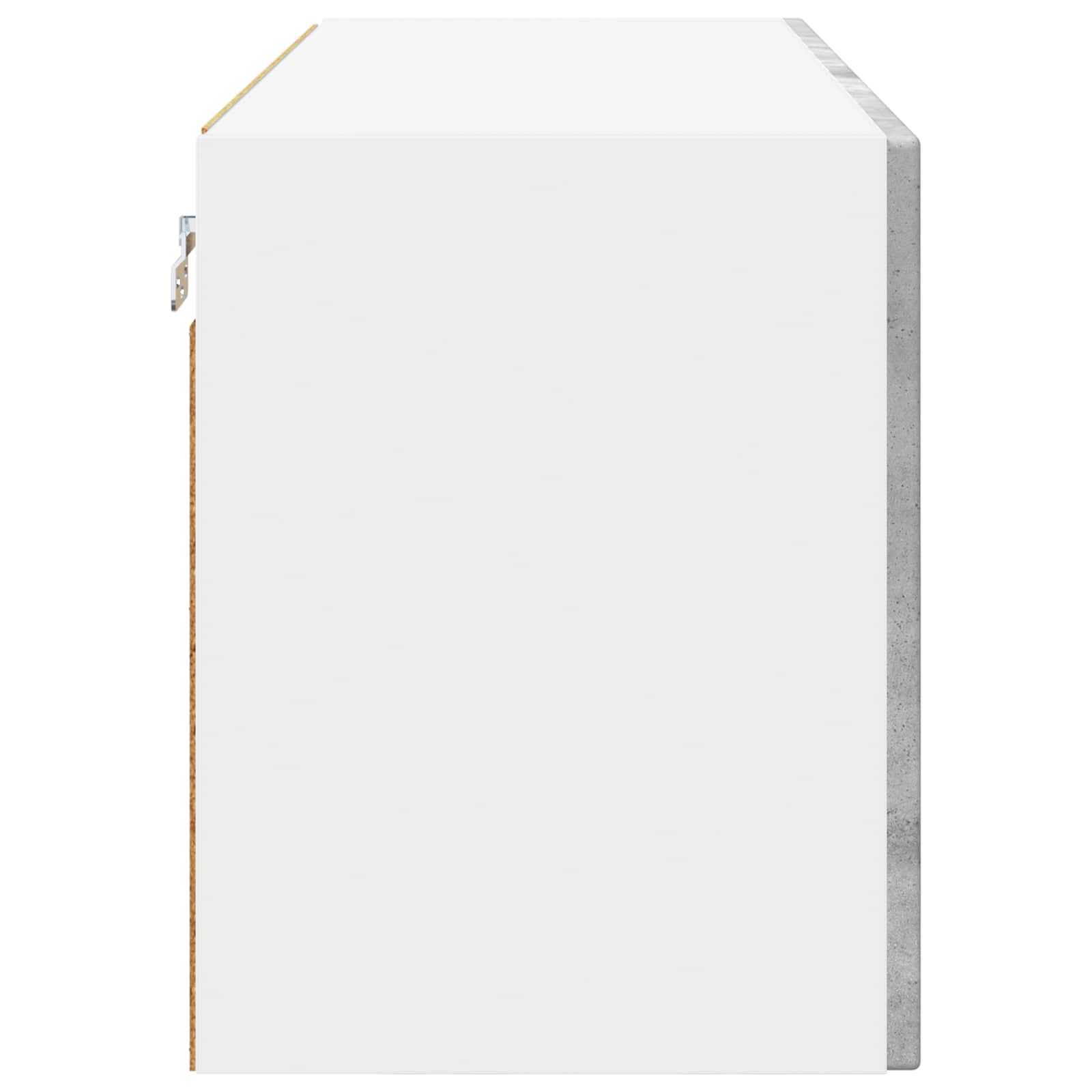 Wandschrank PORTO Beton Grau 80 x 31 x 40 cm Holzwerkstoff