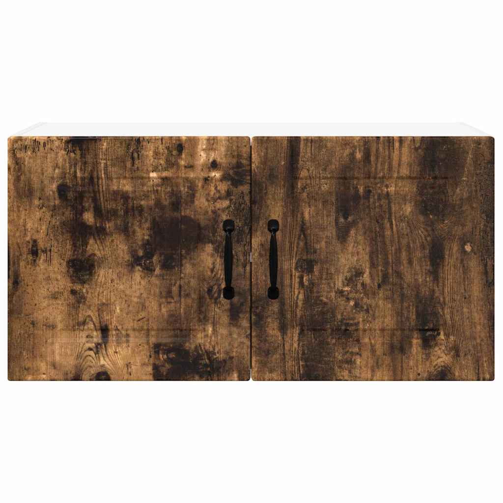 Küchenwandschrank mit Regal Geräucherte Eiche 80 x 31 x 40 cm