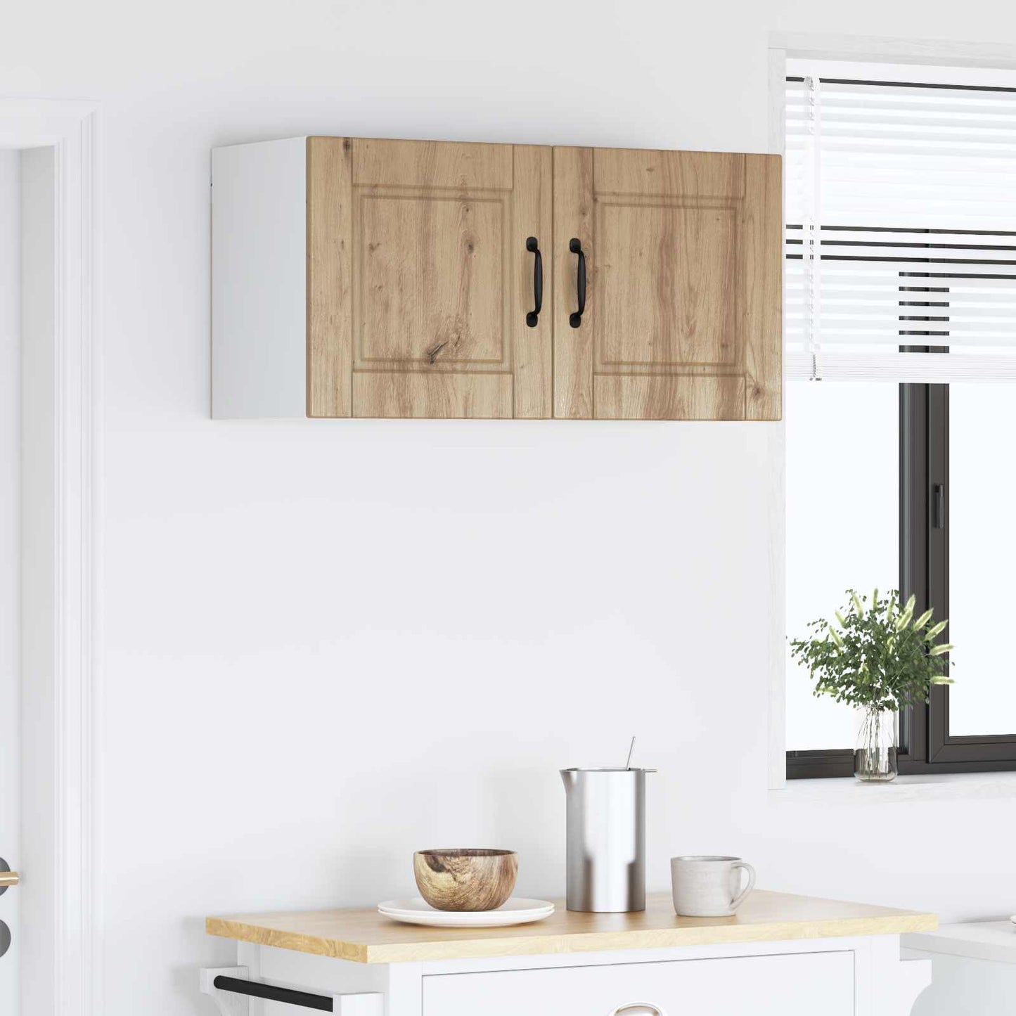 Wandschrank PORTO Artisan-Eiche 80 x 31 x 40 cm Holzwerkstoff