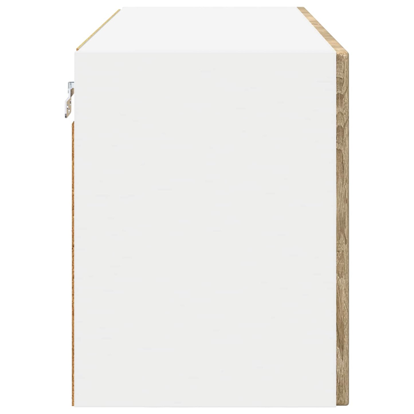 Wandglas-Schrank PORTO Sonoma-Eiche 80 x 31 x 40 cm